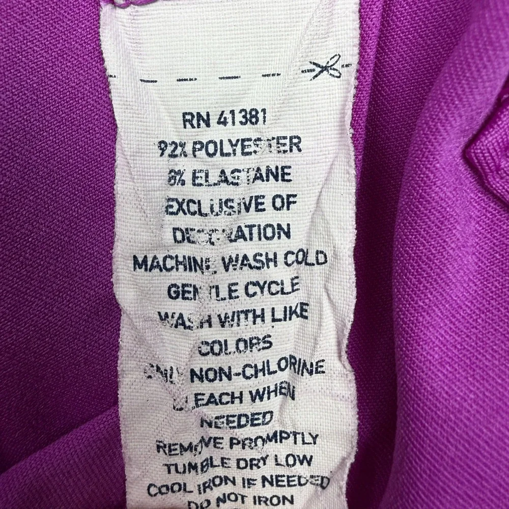 Polo Ralph Lauren Performance Mens XL Purple Short Sleeve Golf Polo Shirt
